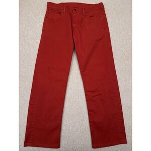 Levi's 569 Jeans Men's 33x31‎ RED Loose Straight Colorful Preppy (Tag32x32)